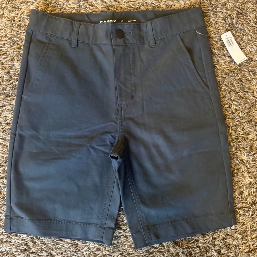 Old Navy Grey Flat Front Shorts